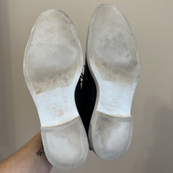 Thom Browne Pebble Grain Leather Black Blucher Contrast Sole Derbys - Picture 9 of 13